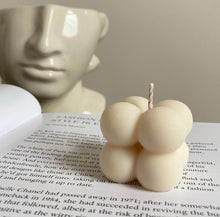 Load image into Gallery viewer, Mini Bubble Candle - Cotton Musk &amp; Meadow Lily
